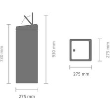 Brabantia Çöp Kutusu 25 lt Touch Bin Matt Steel