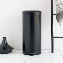 Brabantia Çöp Kutusu 30 lt Newicon Pedallı Mat Siyah