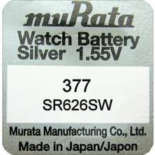 Murata Sony SR626SW 377A Saat Cihaz Pili