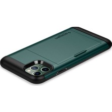 Spigen Apple iPhone 11 Pro Max Kılıf Slim Armor CS Midnight Green - ACS00413