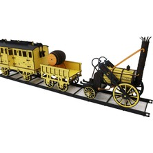 3D Sergi Ahşap Stephensons Rocket Tren Maketi 301 Parça