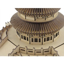 3D Sergi Ahşap Temple Of Heaven Maketi 283 Parça