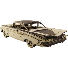 3D Sergi Ahşap Impala 1959 Maketi 219 Parça