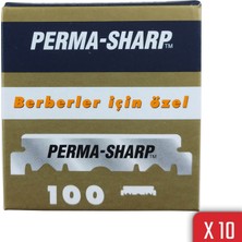 Permasharp  Single Edge Berber Bıçağı 100'lü x 10 Adet