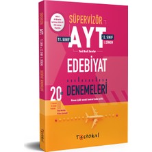 Test Okul Yayınları Süpervizör AYT Edebiyat Denemeleri 20'li 8 Sarmal 12 Genel Deneme 11 ve 12.sınıf 1.Dönem 2020