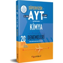 Test Okul Yayınları Süpervizör AYT Kimya Denemeleri 20 Li 10 Sarmal 10 Genel Deneme 11 ve 12.sınıf 1.Dönem