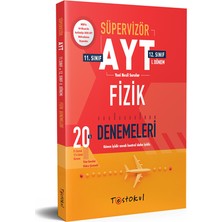 Test Okul Yayınları Süpervizör AYT Fizik Denemeleri 20 Li 8 Sarmal 12 Genel Deneme 11 ve 12.sınıf 1.Dönem