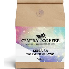 Central Coffee Kenya Aa Top Karugi Kirinyaga 500 gr Çekirdek