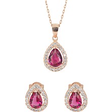 By Barun Yakut Damla Set  Rose