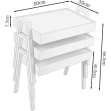 Alber Tepsi Zigon Sehpa Oak