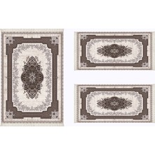 Alanur Almira Yatak Odası Halısı 3'lü Set 80 x 150 cm + 2 Adet 60 x 100 cm AL310C096KA