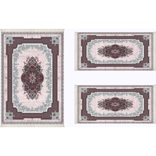 Alanur Almira Yatak Odası Halısı 3'lü Set 80 x 150 cm + 2 Adet 60 x 100 cm AL310C096PU