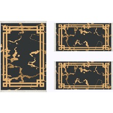 Alanur Almira Yatak Odası Halısı 3'lü Set 80 x 150 cm + 2 Adet 60 x 100 cm AL310M039