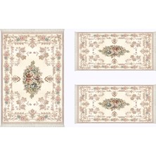 Alanur Almira Yatak Odası Halısı 3'lü Set 80 x 150 cm + 2 Adet 60 x 100 cm AL310C037