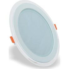 Helios Opto 6W Yuvarlak Camlı Panel LED Armatür Beyaz