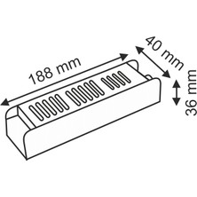 Helios Opto 120W 10A Ince Metal Kasa Adaptör