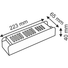 Helios Opto 250W 20A Ince Metal Kasa Adaptör HS-3407