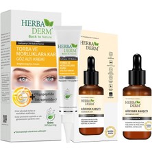 Herbaderm Gözaltı TorbaMorluk Kremi Serum 2 Li Avantaj Paketi