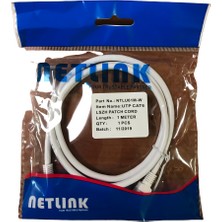 Netlink Cat6 Utp Patch Cord Kablo 1m Beyaz