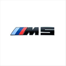 Bmw Depo Bmw M5 Siyah Logo Yazı 3D