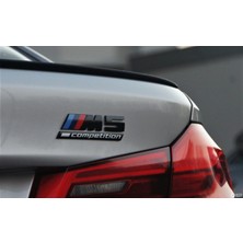 Bmw Depo Bmw M5 Siyah Logo Yazı 3D