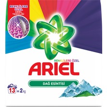 Ariel  2 kg Toz Çamaşır Deterjanı Dağ Esintisi Renkiler İçin