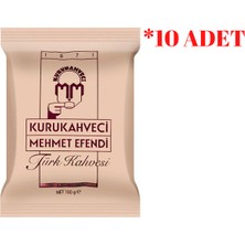 Kurukahveci Mehmet Efendi Türk Kahvesi 100 gr 10'lu