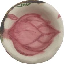 Alla Ceramics Erkenci Manolya Küçük Çukur Servis Tabağı