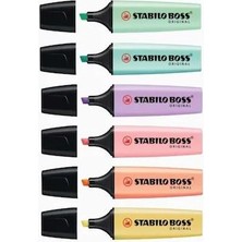 Stabilo Boss Pastel Fosforlu Kalem 6 Renk