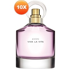 Avon Viva La Vita Kadın Parfüm Edp 50 Ml. Onlu Set