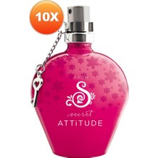 Avon Secret Attitude Kadın Parfüm Edt 50 Ml. Onlu Set