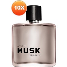 Avon Musk Vulcain Erkek Parfüm Edt 75 Ml. Onlu Set