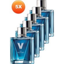 Avon V For Victory Erkek Parfüm Edt. 75 Ml. Beşli Set