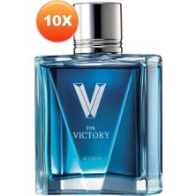 Avon V For Victory Erkek Parfüm Edt. 75 Ml. Onlu Set