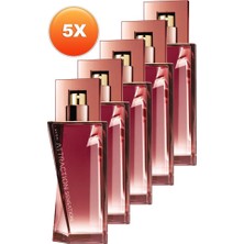 Avon Attraction Sensation Kadın Parfüm Edp 50 Ml. Beşli Set