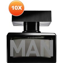 Avon Man Erkek Parfüm Edt 75 Ml. Onlu Set