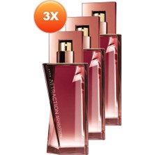 Avon Attraction Sensation Kadın Parfüm Edp 50 Ml. Üçlü Set