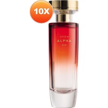 Avon Alpha Kadın Parfüm Edp 50 Ml. Onlu Set