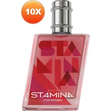 Avon Stamina Kadın Parfüm Edt 75 Ml. Onlu Set