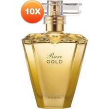 Avon Rare Gold Kadın Parfüm Edp 50 Ml. Onlu Set