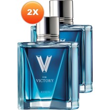 Avon V For Victory Erkek Parfüm Edt. 75 Ml. Ikili Set