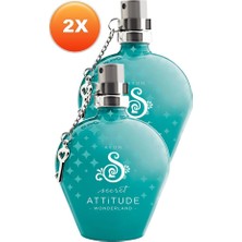 Avon Secret Attitude Wonderland Kadın Parfüm Edt 50 Ml. Ikili Set