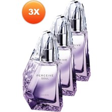Avon Soul Perceive Kadın Parfüm Edp 50 Ml. Üçlü Set