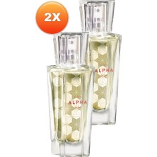 Avon Alpha Kadın Parfüm Edp 30 Ml. Ikili Set