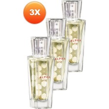 Avon Alpha Kadın Parfüm Edp 30 Ml. Üçlü Set