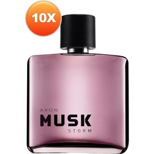 Avon Musk Storm Erkek Parfüm Edt 75 Ml. Onlu Set
