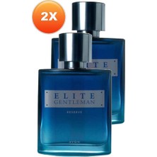 Avon Elite Gentleman Reserve Erkek Parfüm Edt 75 Ml. Ikili Set