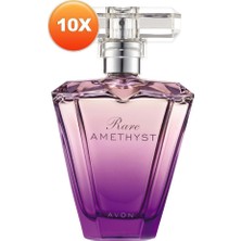Avon Rare Amethyst Kadın Parfüm Edp 50 Ml. Onlu Set
