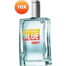 Avon Individual Blue Sunset Erkek Parfüm Edt 100 Ml. Onlu Set