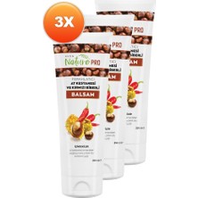 Avon Nature Pro At Kestanesi ve Kırmızı Biberli Balsam 250 ml 3'lü Set